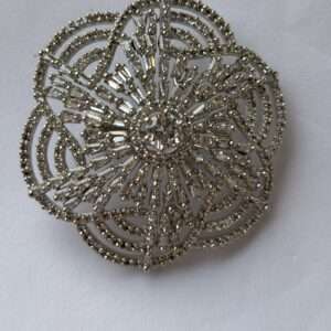 Crystal Silver Finger Ring Silver Ring for Women & Girls | Adjustable Crystal Ring | Classy Looking Handcrafted Rich Designer Fashion Ring